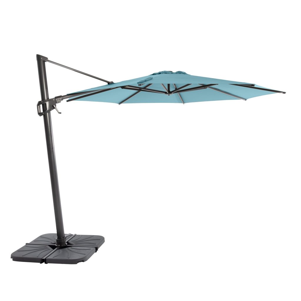 Solstice Cantilever Umbrella 350cm Octagonal Gunmetal Frame with Double Tilt