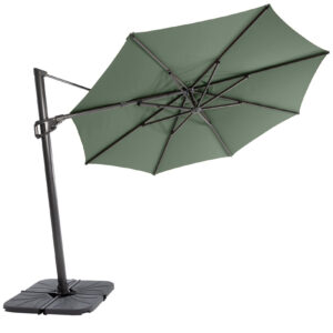 Solstice Cantilever Umbrella 350cm Octagonal Gunmetal Frame