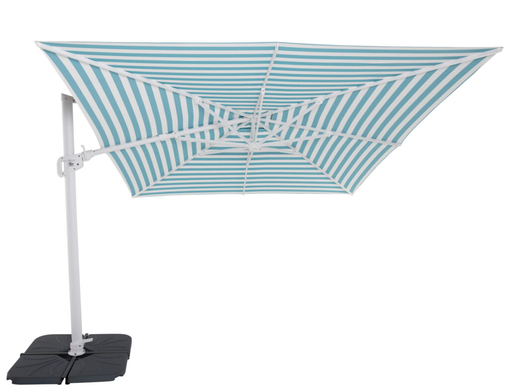 Solstice Cantilever Umbrella 300cm Square White Frame