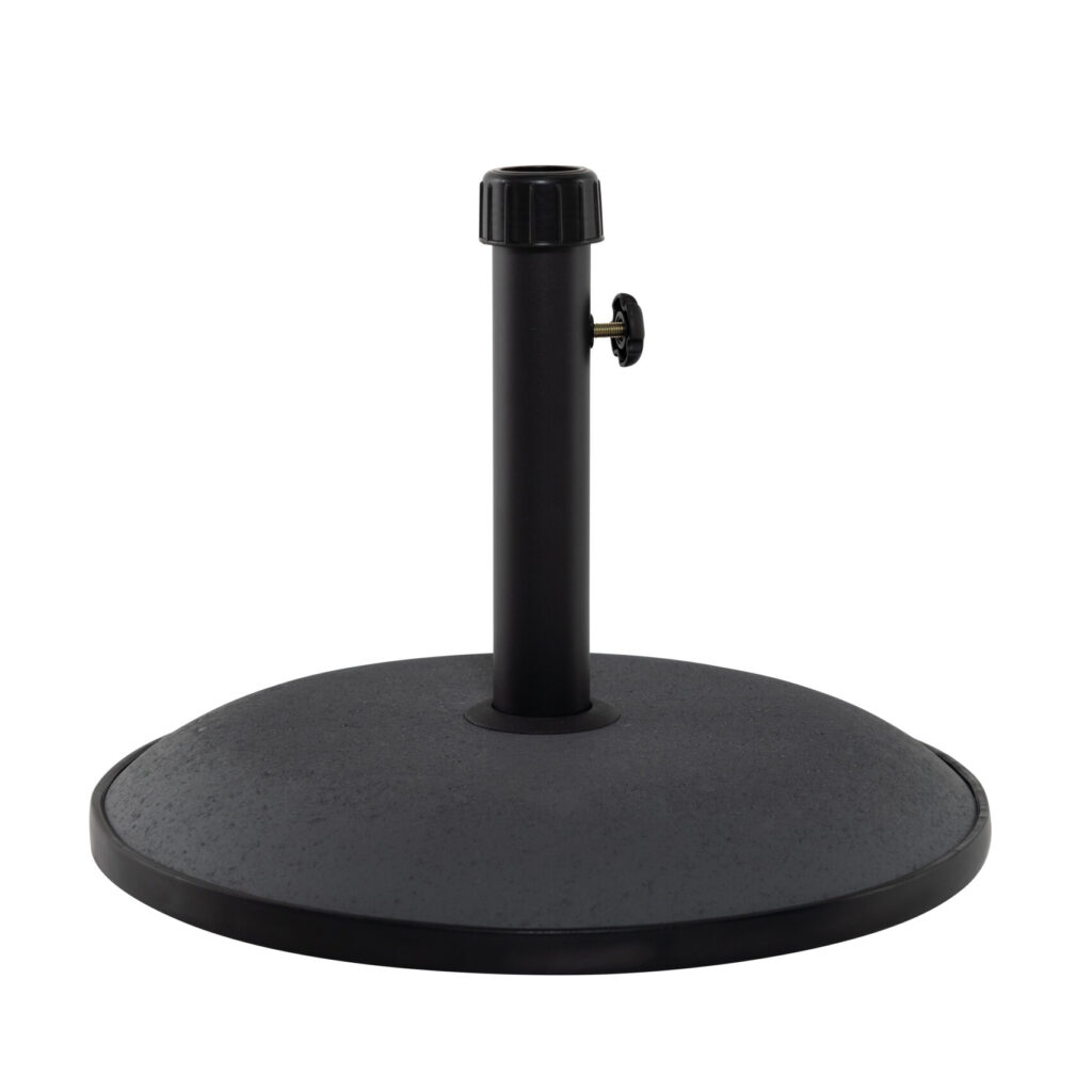 Terrace Umbrella Stand 15kg suitable for small outdoor umbrellas.