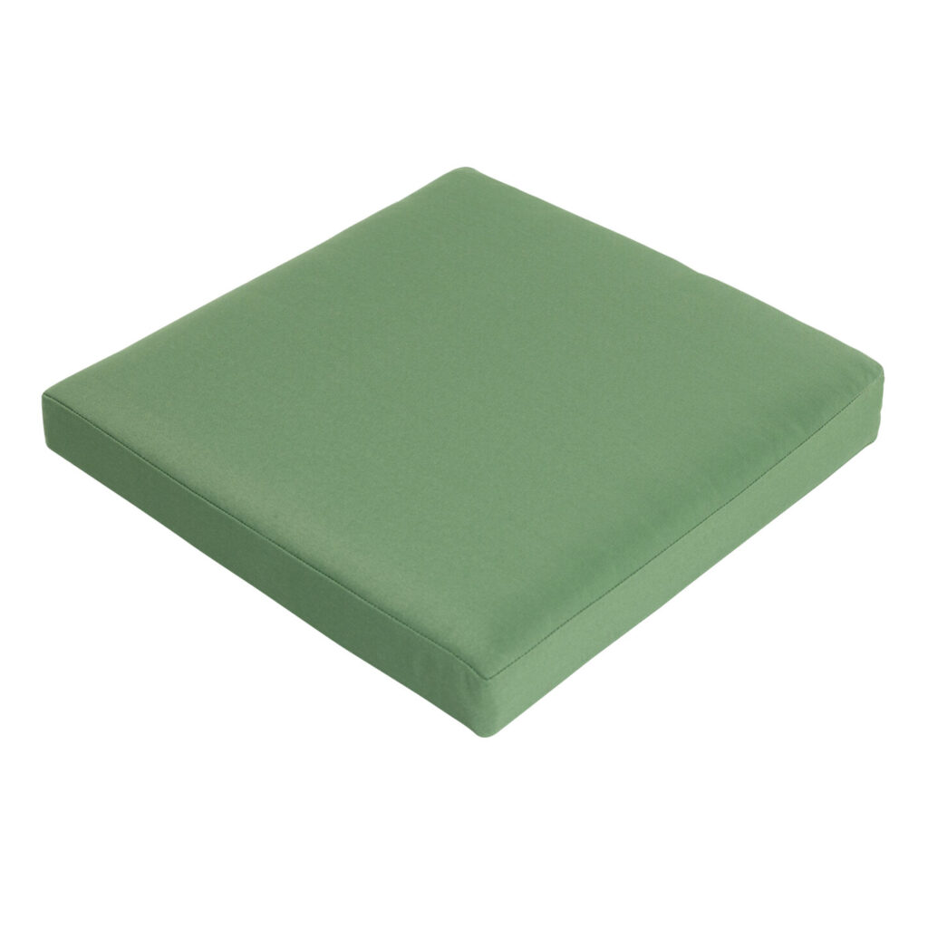 Salsa Outdoor Chair Cushion – thick, colourful Sunproof® cushion designed to complement Umbrella Fellas umbrellas in a cohesive outdoor style. Available in 8 colours